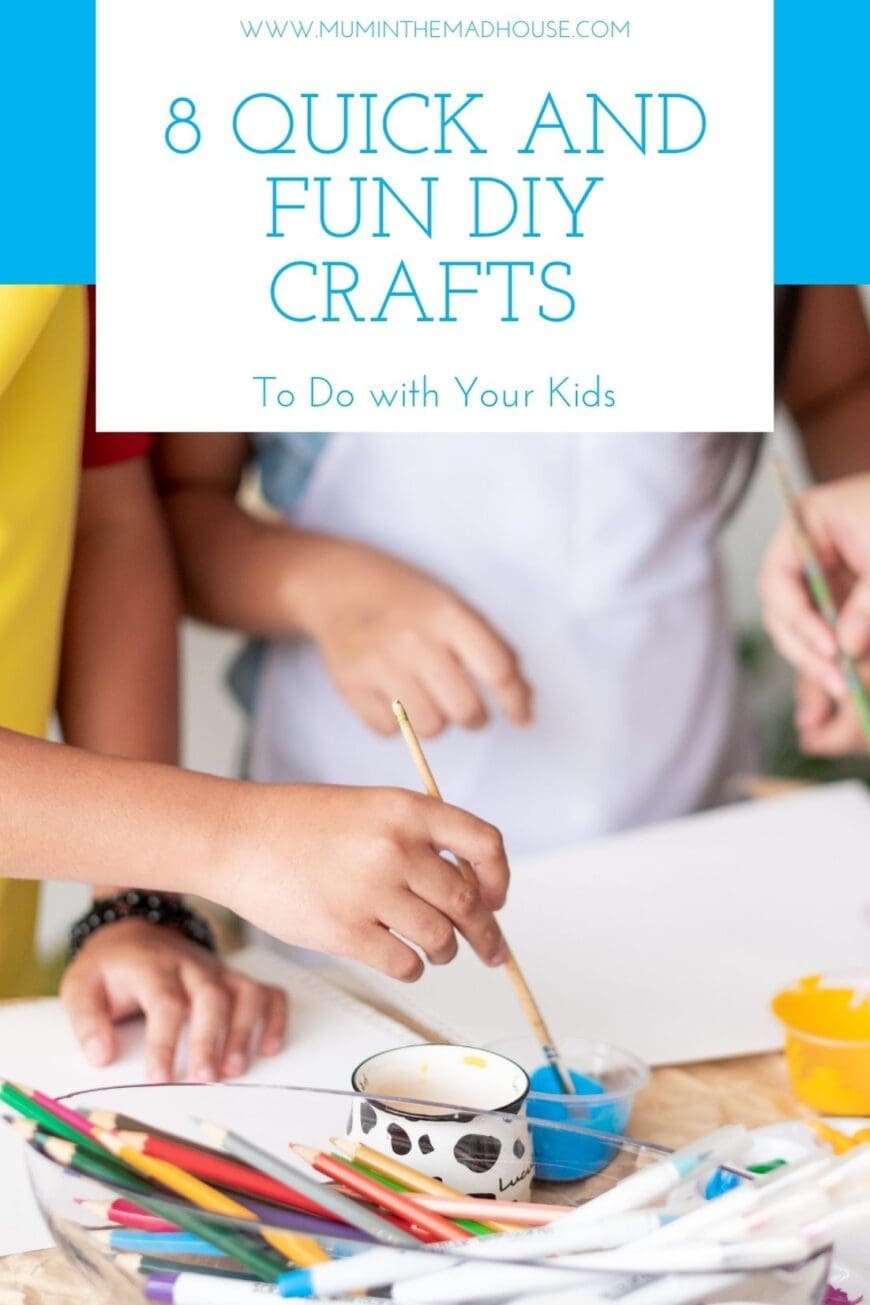 Want to reduce the hours your kids spend staring at a screen? Use these DIY crafts ideas to bond with your kids during the weekend and holidays.