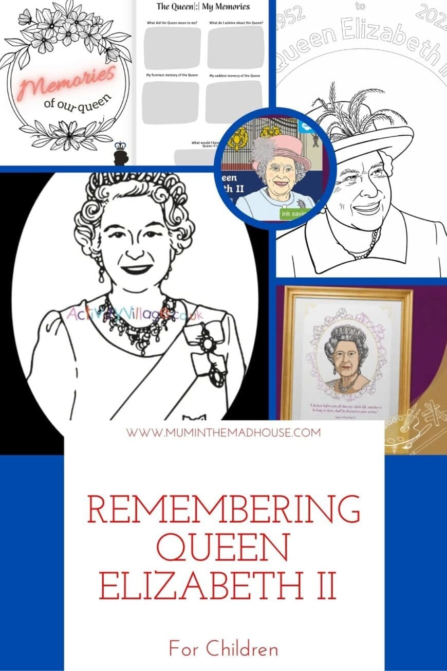 Remembering Queen Elizabeth II Kids Activities