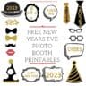 Free Printable New Years Eve Party Photo Booth Props - Mum In The Madhouse