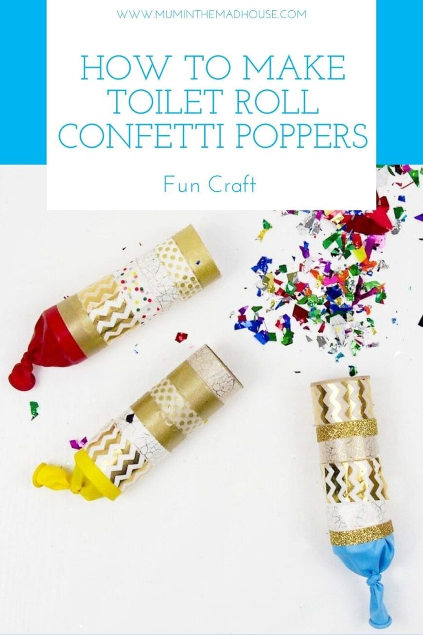DIY confetti poppers