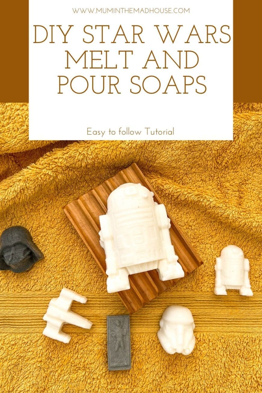 This Star Wars soap making recipe for kids is a geeky awesome project that smells amazing! Perfect for May the 4th!