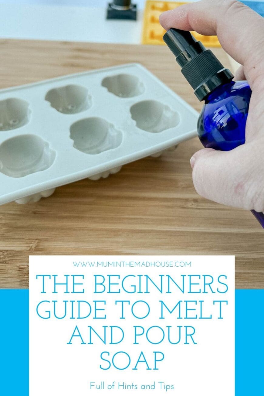 The beginner's guide to Melt and Pour Soap Making. Learn how to use melt and pour soap with this simple picture tutorial - it is perfect to use with kids.