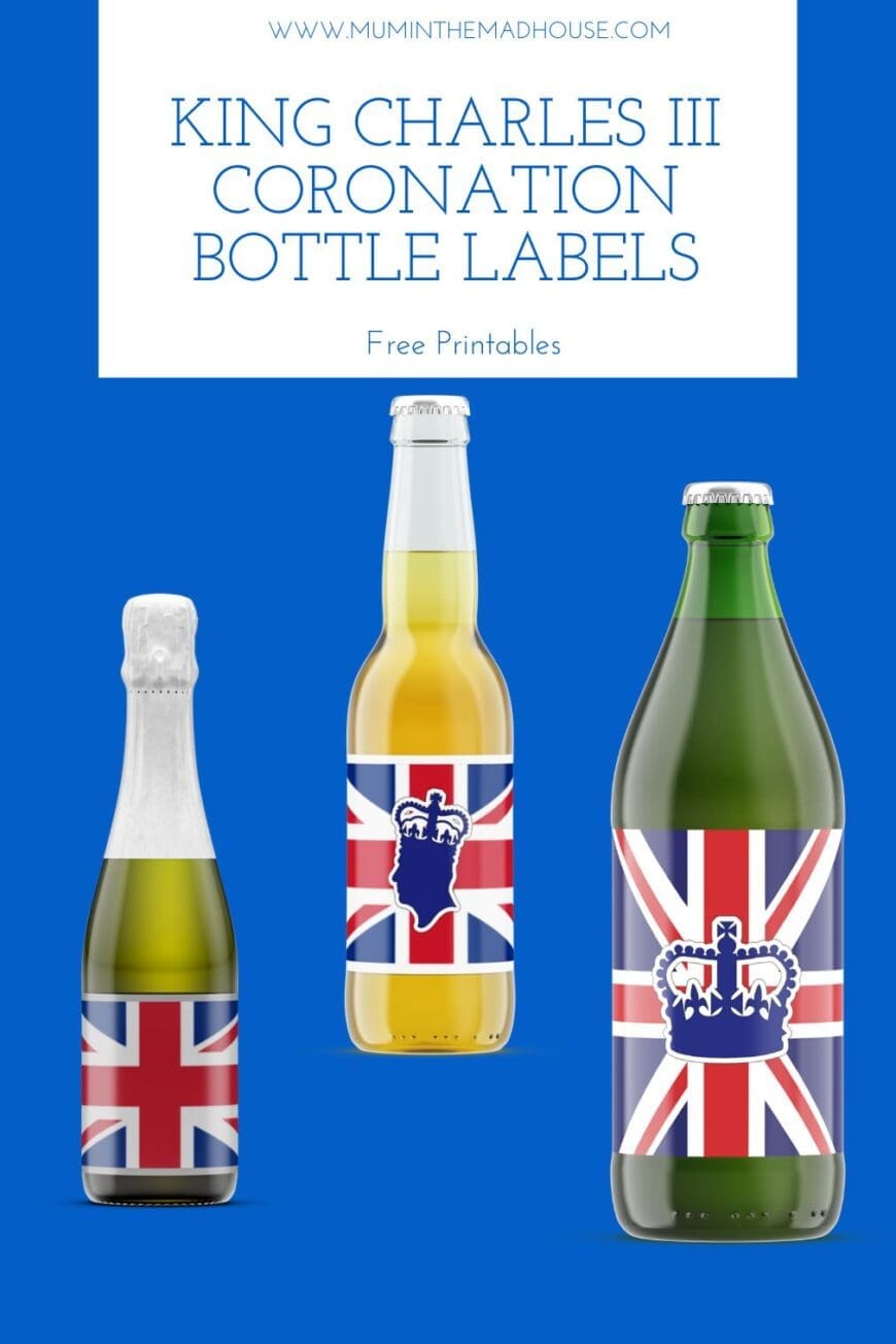 Coronation Free Printable Bottle Labels