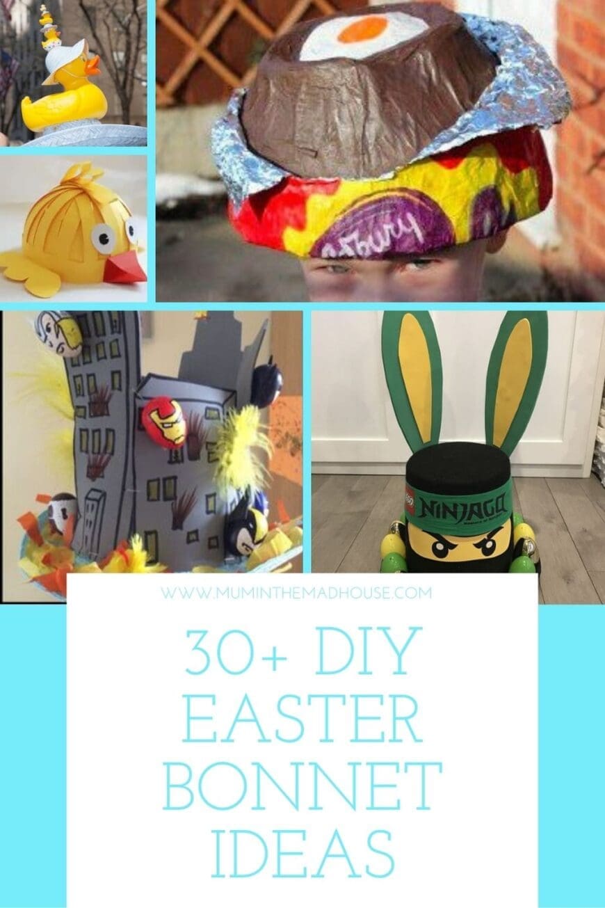 Easy Easter bonnet ideas for boys & girls for the ultimate Easter parade creations! These DIY Easter hat ideas for kids are ones you can make at home.