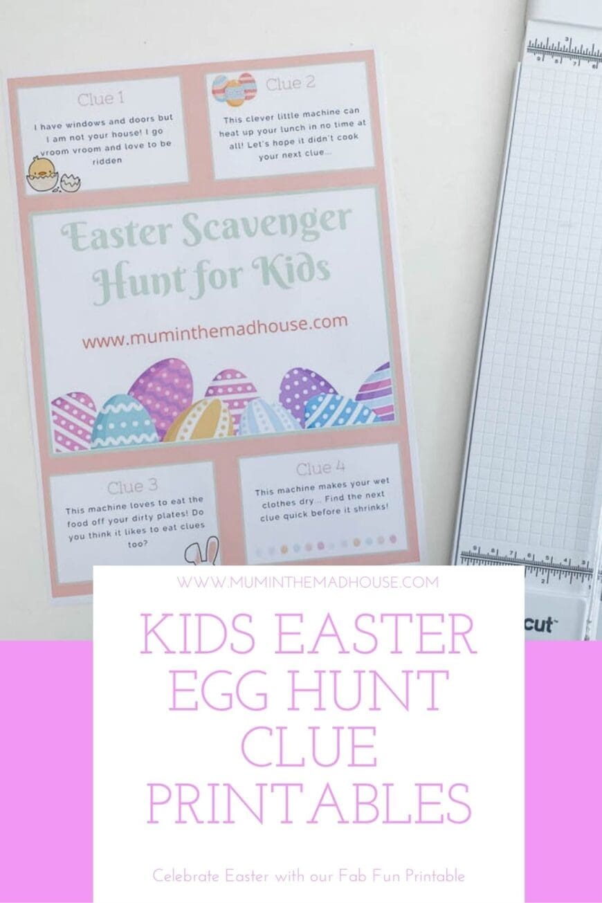 Free Printable Easter Egg Hunt Clues. Time: 20 minutes Age: Toddlers to Tweens.  Difficulty to make: Easy peasy