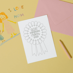 Best Bonus Mom Ever Rosette Mother's Day Card