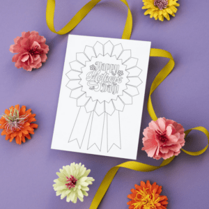 Happy Mother's Day Rosette Mother's Day Card