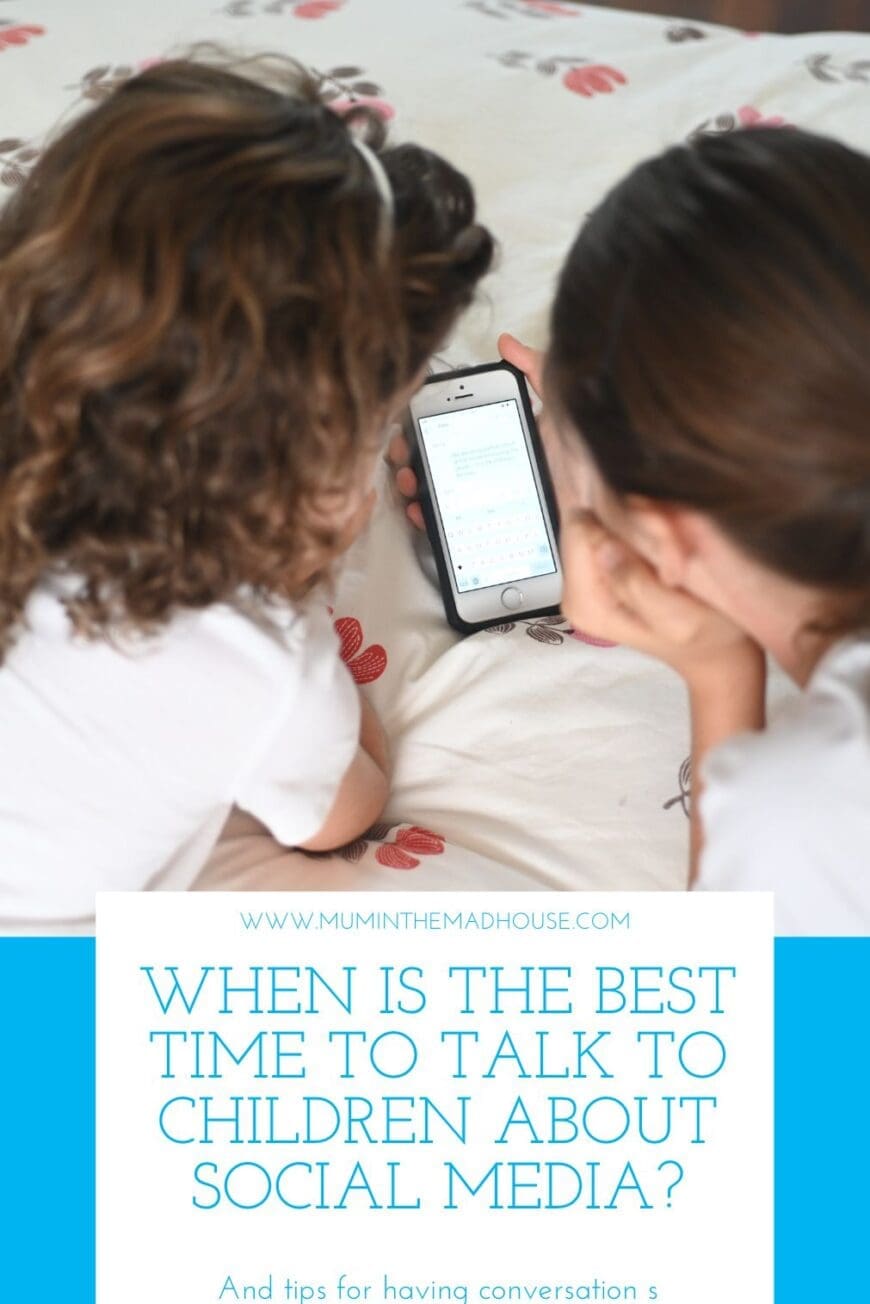 When is the best time to talk to Children about Social Media