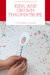 King Charles Thaumatrope Printable - Mum In The Madhouse