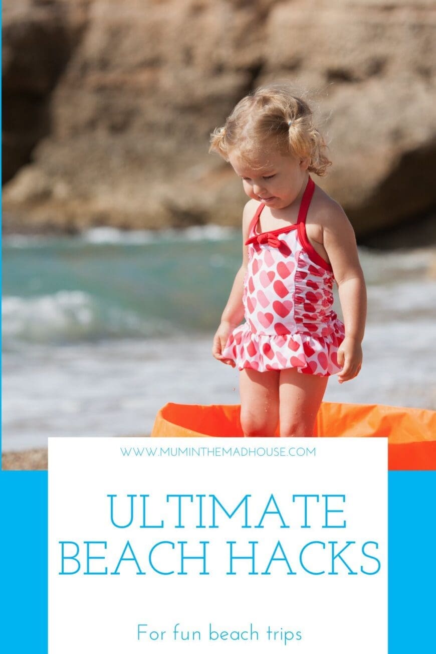 Beach Hacks Moms Need to Know For A Perfect Day At The Beach so that they can have fun too! 