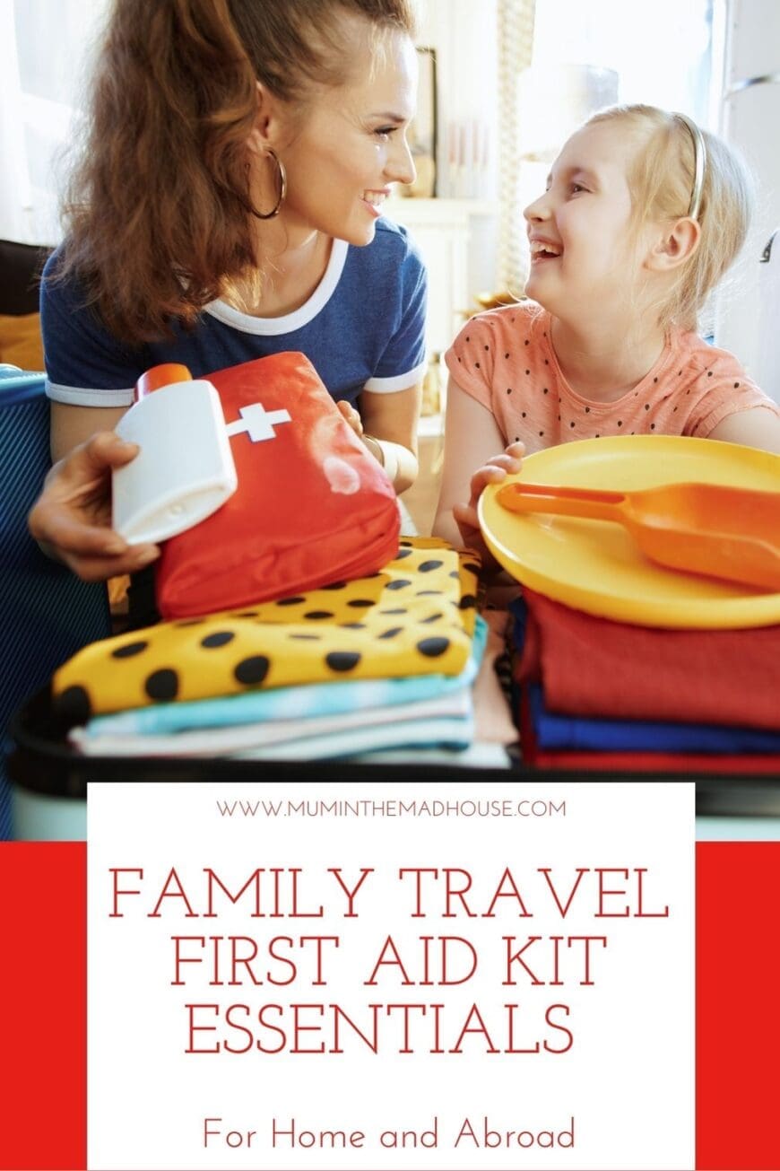 Make sure you have all the essentials for a family travel first aid kit for travel abroad or domestically? Make sure you are prepared - a first aid kit can be a lifesaver