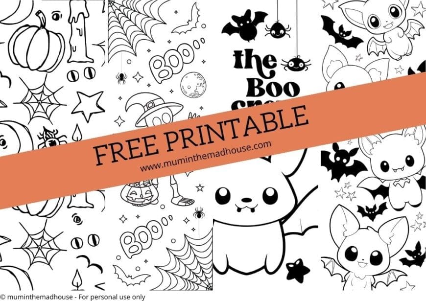 Free printable Halloween bookmarks for kids to color. Get the kids excited about reading this Halloween season. Great for the classroom or home