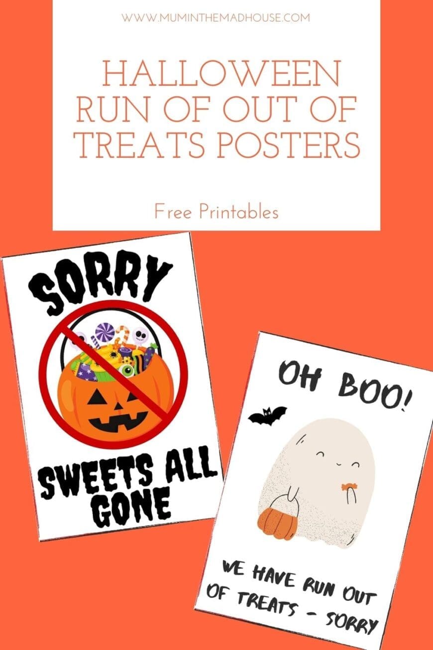 Run of out of Treats Posters