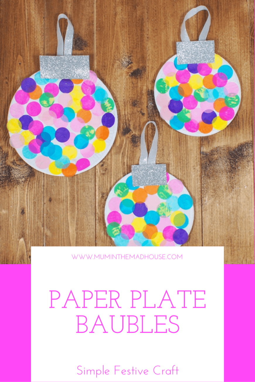 Kids can get their Christmas craft on with these gorgeous paper plate baubles - the perfect craft for some open-ended creativity.