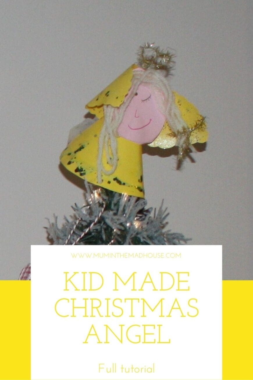These adorable christmas angels are a wonderful kid made tree topper and a fun and achievable christmas craft