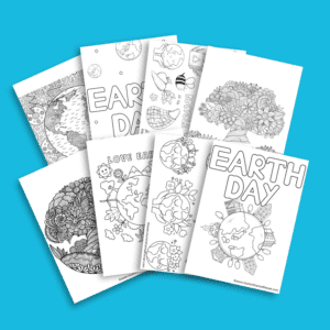 Earth Day Coloring Sheets to Download