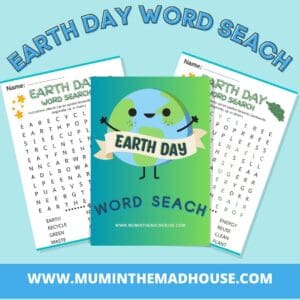 Earth Day Simple Word Search