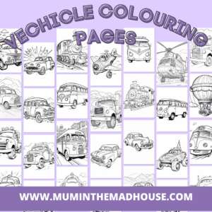 Travel Colouring Pages