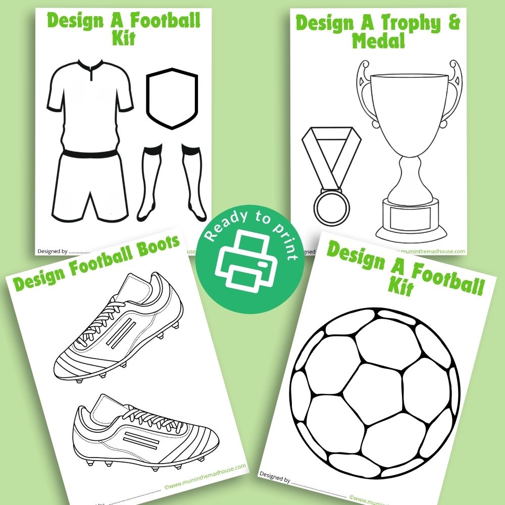 Design a Football Kit Template | Mum In The Madhouse